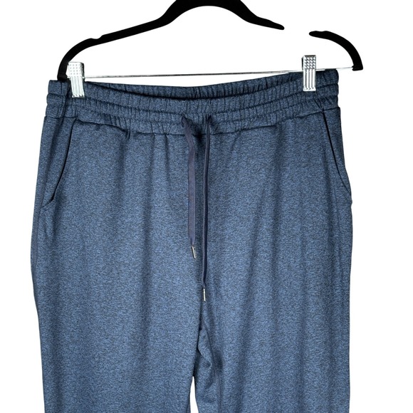 Quince‎ Womens Medium Blue Heathered Jogger Sweatpants Activewear Athleisure - Picture 3 of 10
